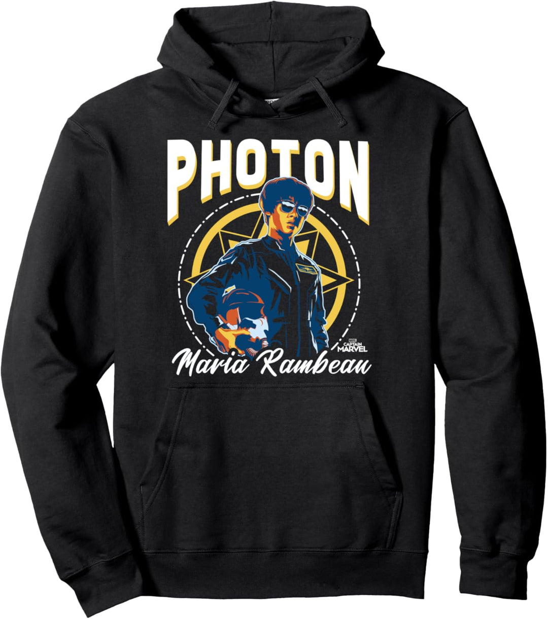 Captain Marvel Photon Maria Rambeau Pullover Hoodie