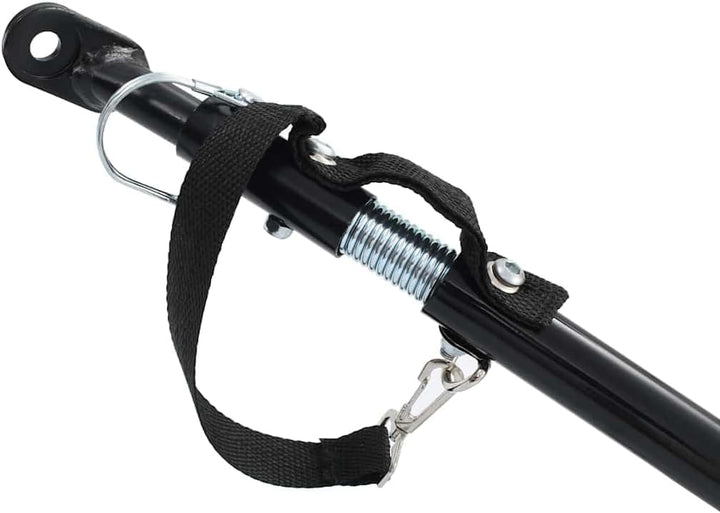 Fahrradanhänger Radanhänger Lastenanhänger aus Stahl Schwarz 130 x 73 x 48,5 cm 50 kg, klappbare Dei