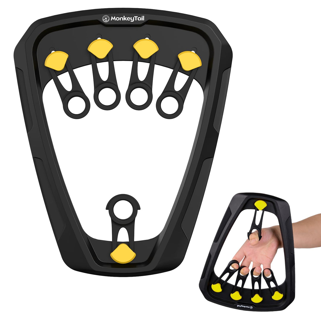 MonkeyTail Handtrainer Fingertrainer,Verstellbarer Unterarmtrainer, Fingerkrafttrainer,Griffkraft Tr