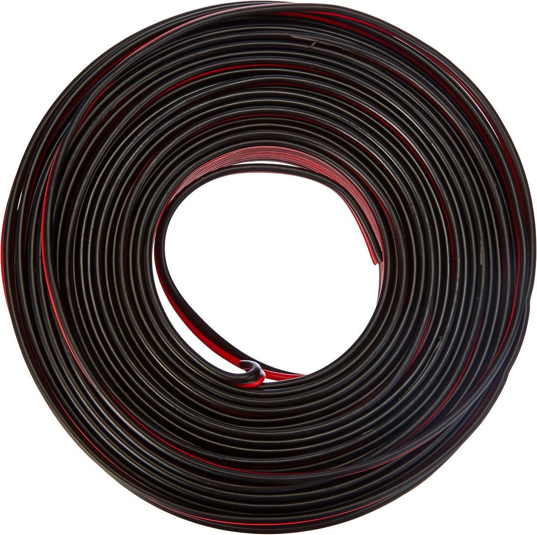 MANAX® Lautsprecherkabel CCA 2x1,5mm² rot/schwarz 50 m Ring 50 m 1,5mm², 50 m 1,5mm²