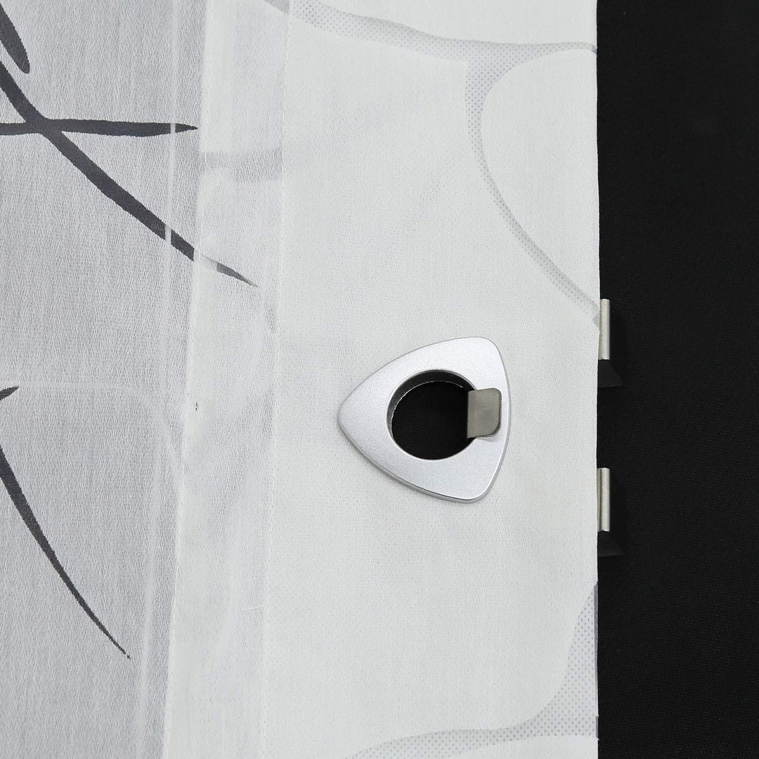 ESLIR Raffrollo mit U-Haken Gardinen Küche Raffgardinen Halbtransparent Ösenrollo Vorhänge Modern Au