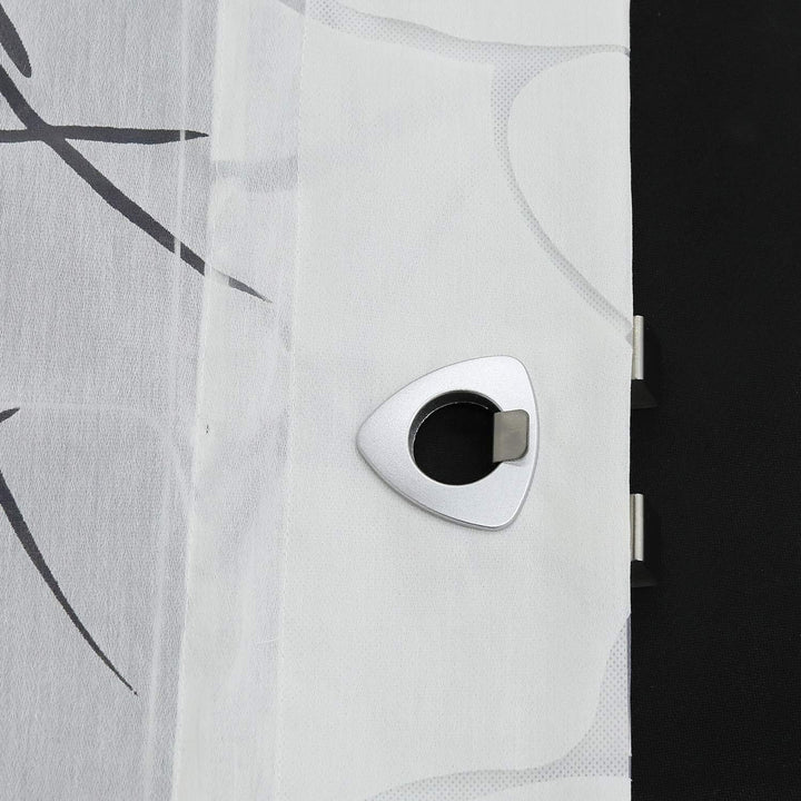 ESLIR Raffrollo mit U-Haken Gardinen Küche Raffgardinen Halbtransparent Ösenrollo Vorhänge Modern Au