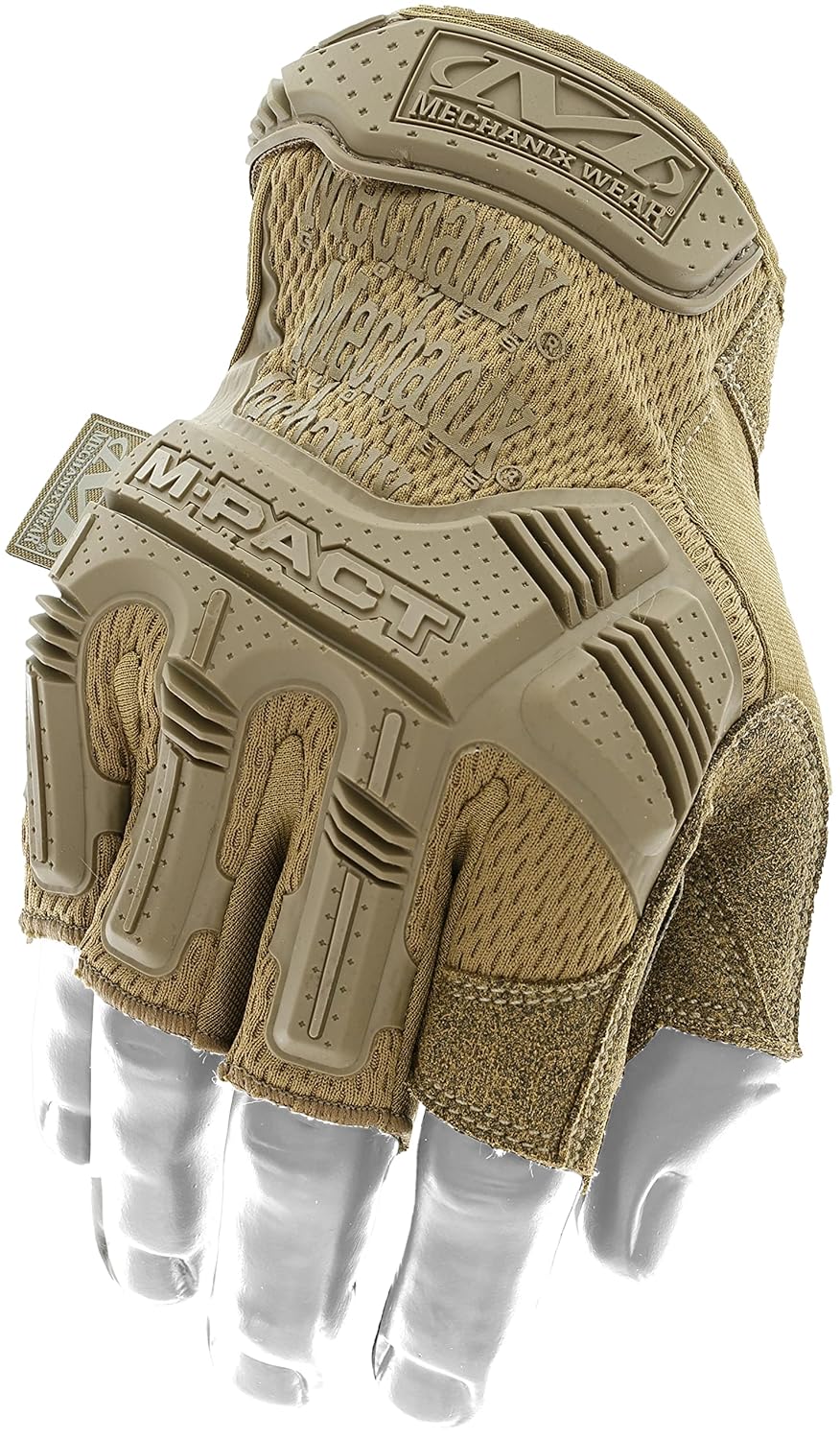 Mechanix Herren Wear M-pact® Covert vingerloze handschoenen, 1 paar Fingerlose Einsatzhandschuhe, Co
