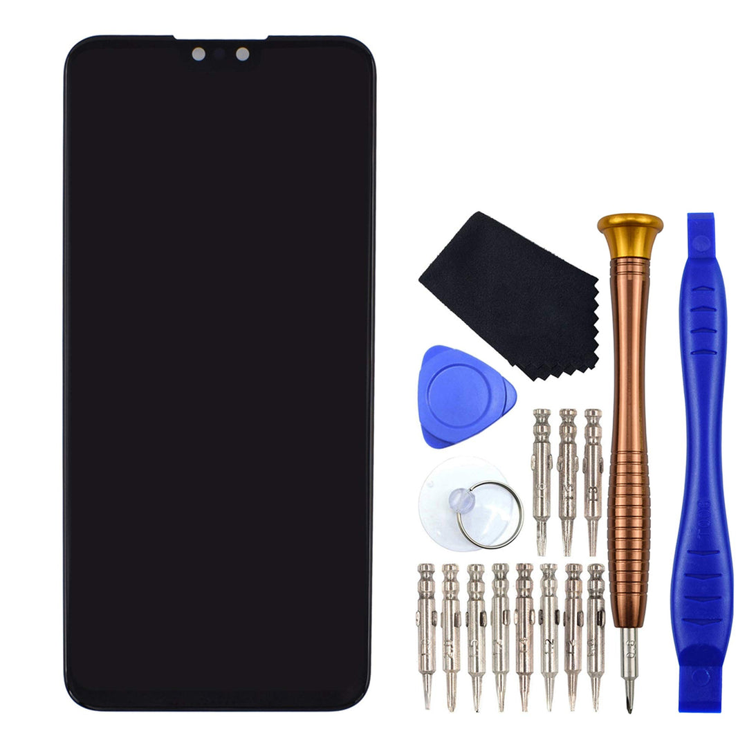 VEKIR Schwarz JKM-LX1 Display LCD Touch Digitizer Bildschirm 6,5" Ersatz für Huawei Y9 2019 JKM-LX1