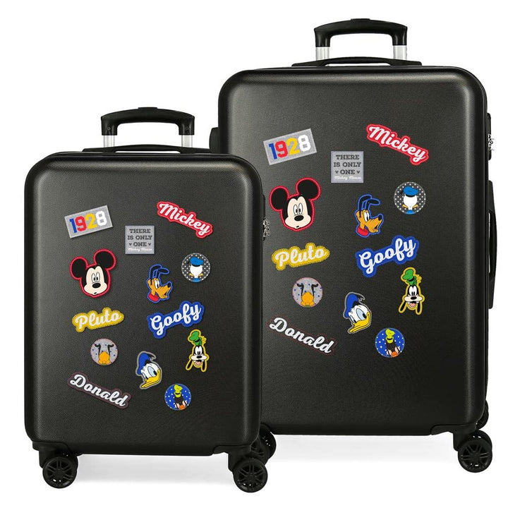 Disney (DIYL9) Have a good day Mickey Infantil, Schwarz (Negro) Schwarz Characters Set, Schwarz Char