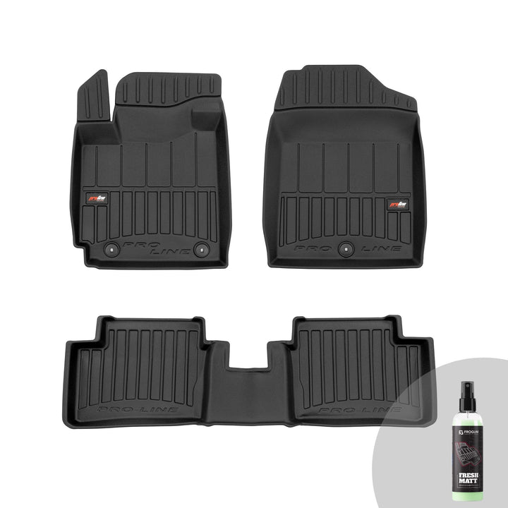 FROGUM ProLine 3D Gummimatten Exklusiven Auto Fussmatten Autofussmatten für Kia Picanto III ab 2017