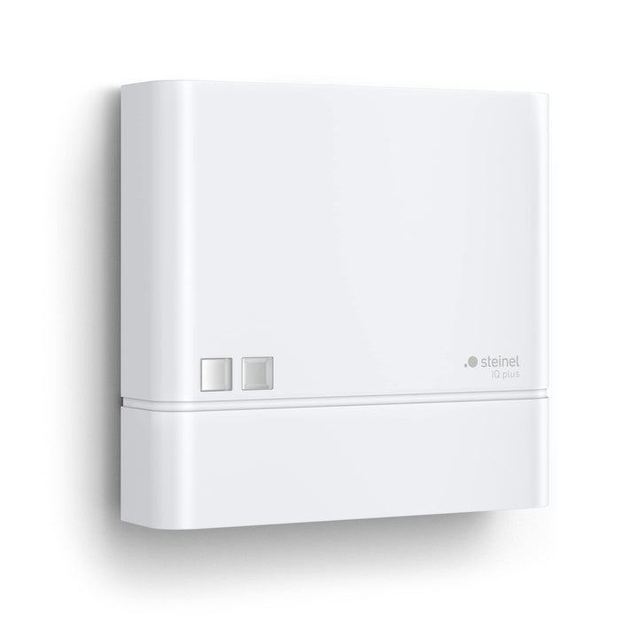 Steinel Dämmerungssensor NightmatIQ Plus Weiss, smarter Dämmerungsschalter, 1000 W, Zeitschaltuhr, p