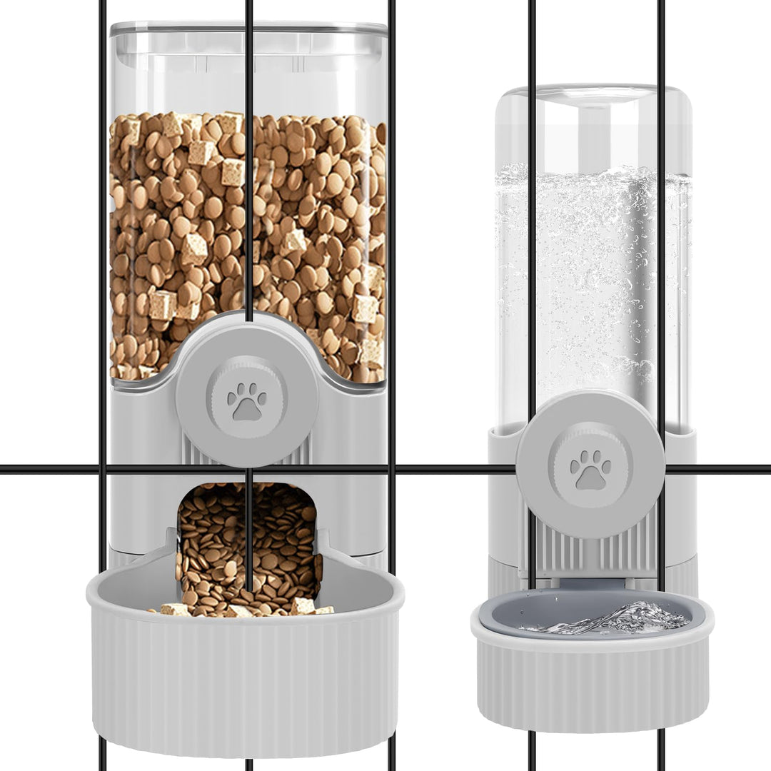 Yummy Sam Hängender Käfig, automatischer kleiner Futternapf für Haustiere, Wasserflaschenspender, ab