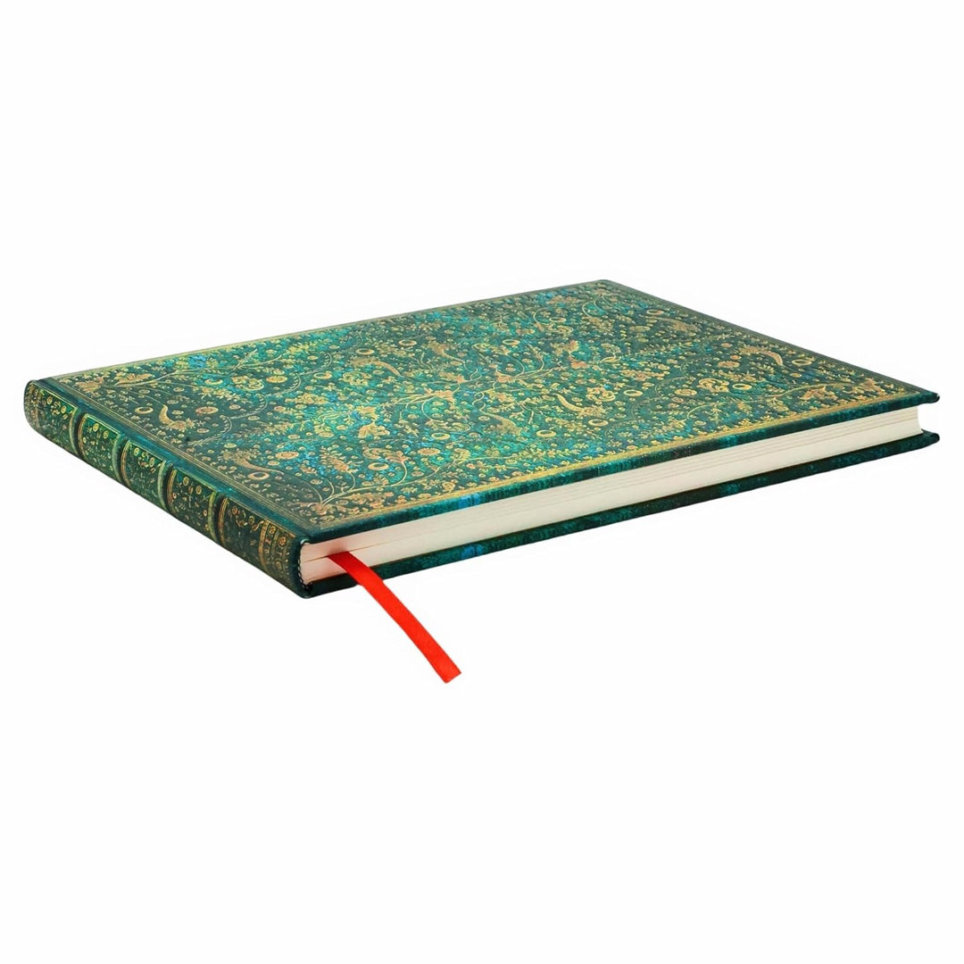 Paperblanks - Emerald Flower - Nature's Grace - Guest Book - Guest Book - Unlined - Clasp - 144 Pg -