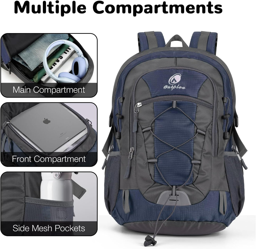 25L Wandernrucksack Damen Herren, Outdoor Rucksäcke Tagesrucksäcke, Wasserdichter Reiserucksack für