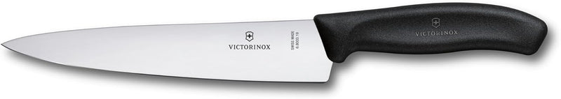 Victorinox, Swiss Classic, Profi Tranchiermesser, Extra Scharfe Klinge, gerader Schliff, 19 cm, Robu