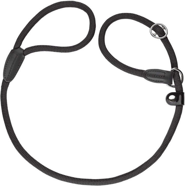 HUNTER Retriever-Hundeleine FREESTYLE, Farbe: schwarz, integrierte Halsung, stufenlos verstellbar, w