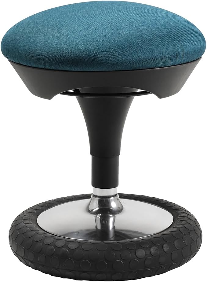 TOPSTAR Sitness 20, ergonomischer Sitzhocker, drehbarer Arbeitshocker, Bürohocker mit Schwingeffekt,