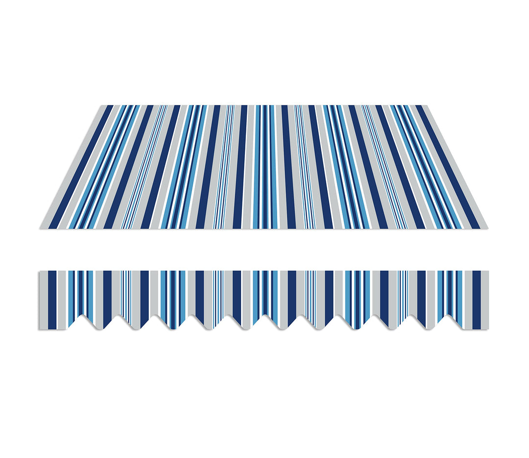 home Trends Markisenstoff 4m Markise mit Volant 5 X 3.5 m Markisenbespannung ersatzstoff 487 x 350 c