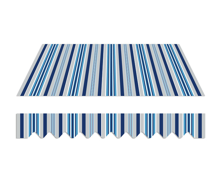 home Trends Markisenstoff 4m Markise mit Volant 5 X 3.5 m Markisenbespannung ersatzstoff 487 x 350 c