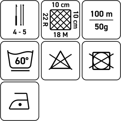 myboshi Easter Egg Wollpaket, No.2 Wolle, mit original Label, geeignet für Babysachen und Mützen, 10