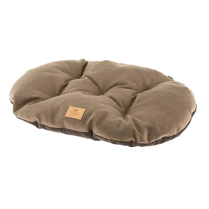 Ferplast Kissen für Hunde und Katzen STUART 65/6, doppelseitig, aus Tweed und weichem Samt, waschbar
