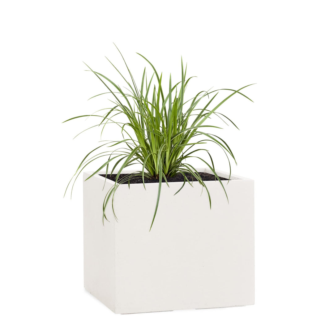 Pflanzkübel Cube Sand 28x28x28cm *Frostbeständiger Blumenkübel* *UV-Schutz* *Qualitätsware*, CUBE -