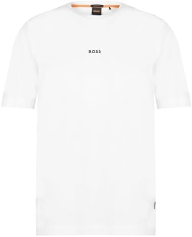 BOSS Tchup Herren T-Shirt, T-Shirt, 50473278, Weiss, 50473278 XL