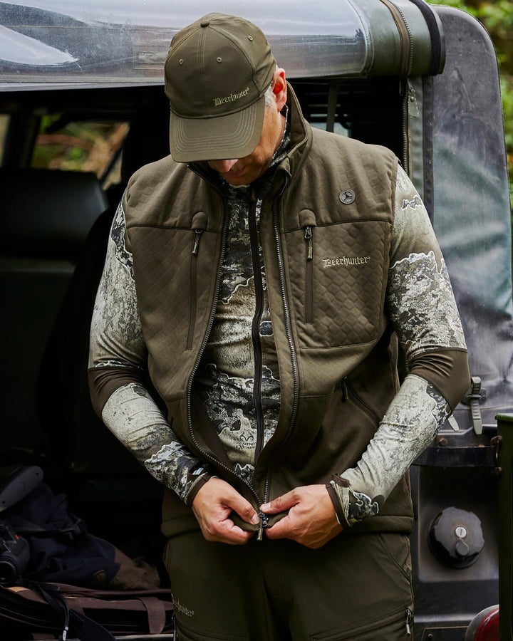 Deerhunter Excape Softshell Waistcoat Art Green S Grün, S Grün