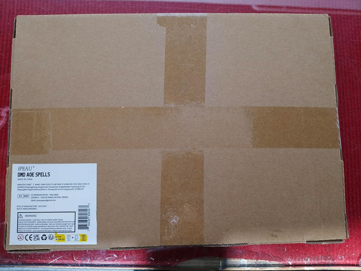 AOE Spell Effects Vorlagen für D&D 5E – Set mit 30 PVC-Wirkungsbereichen, Schadensmarkern für Tablet
