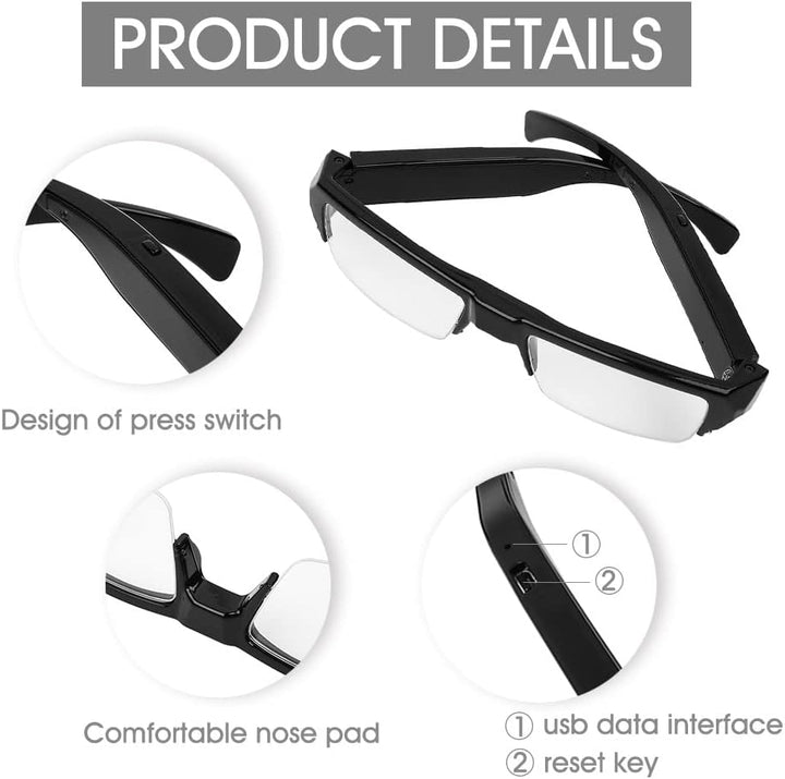 KOBERT GOODS V13 Version 2.0 Versteckte hochauflösende 5 Megapixel Full HD Mini Überwachungs-Kamera