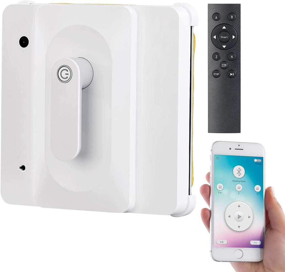Sichler Haushaltsgeräte Fensterputzroboter: Profi-Fensterputz-Roboter PR-040 mit Bluetooth, App & Si
