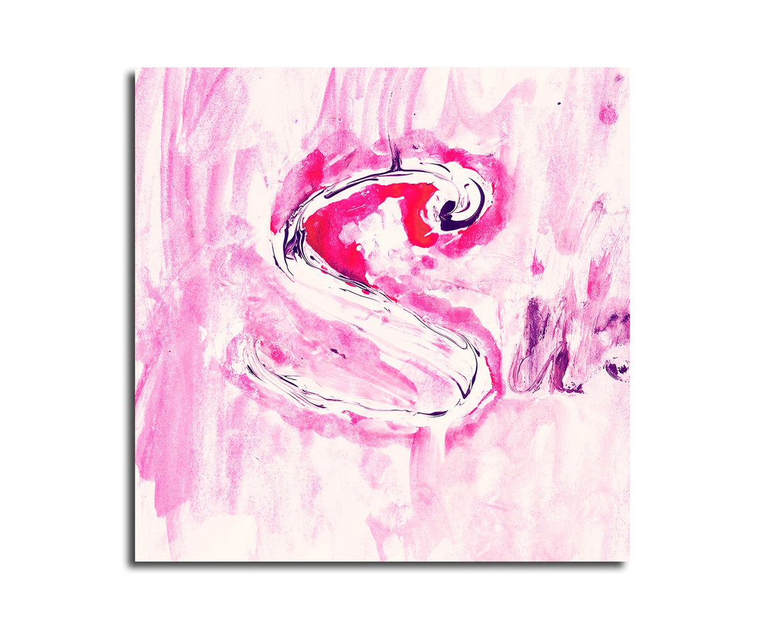 Paul Sinus Art Modernes Wandbild Abstrakt005_60x60cm Abstrakte Kunst Kunstdruck auf Leinwand Zeitlos