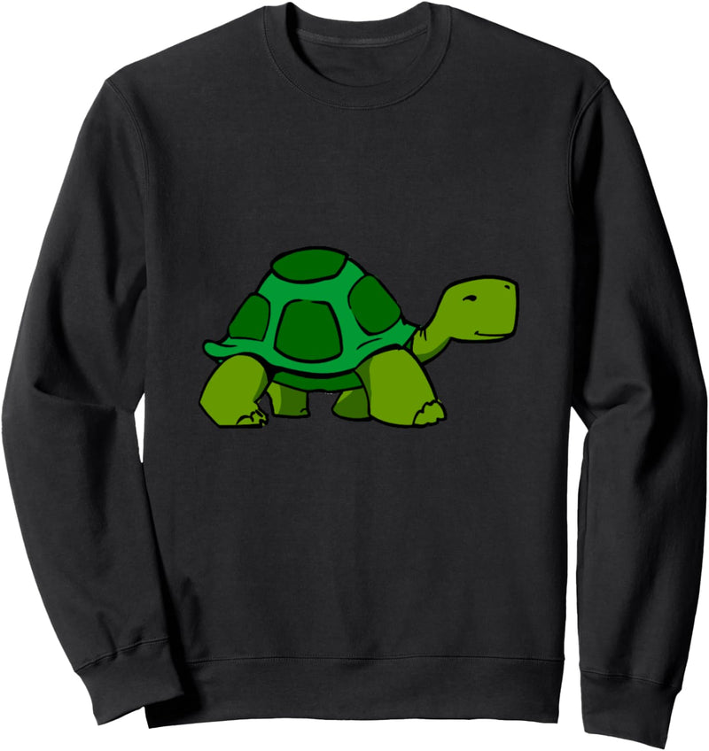 Cartoon-Schildkröte Sweatshirt