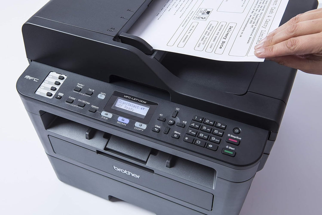 Brother MFCL2710DW 4-in-1 S/W-Multifunktionsgerät, Dunkelgrau/Schwarz, 30 Seiten/Min 30 Seiten/Min.