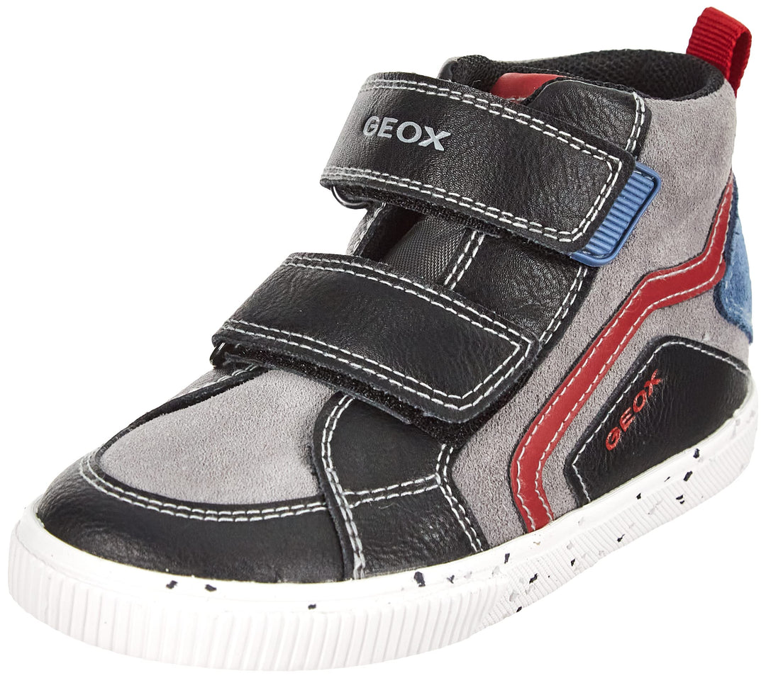 Geox Baby-Jungen B Kilwi Boy C' Sneaker, 22 EU Black Dk Red