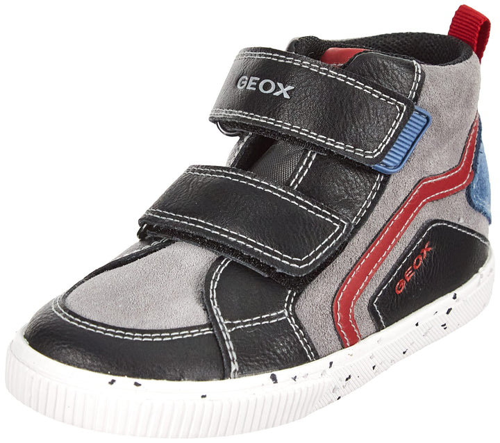 Geox Baby-Jungen B Kilwi Boy C' Sneaker, 22 EU Black Dk Red