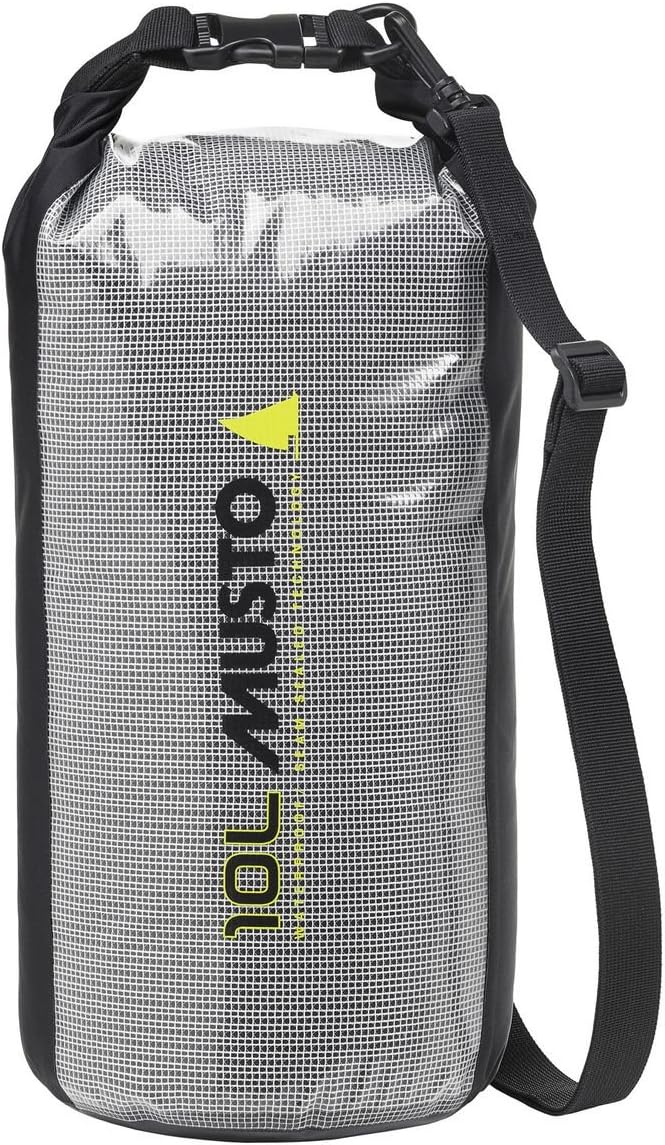 Musto Essential 10L 10 Liter Kapazität Dry Bag - Schwarz - Abnehmbarer Schultergurt für einfaches ca