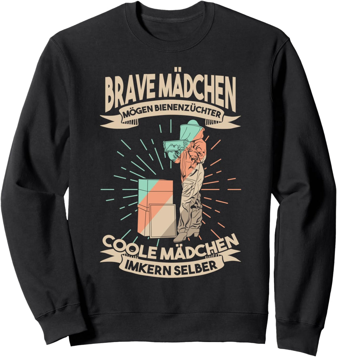 Honig Dealerin Coole Mädchen Imkern Imkerin Honigdealer Sweatshirt