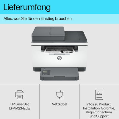 HP LaserJet MFP M234sdw Multifunktionslaserdrucker, 30€ Cashback, Drucker, Scanner, Kopierer, Vorlag