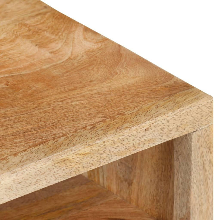 vidaXL Mangoholz Massiv TV Schrank Rustikal Lowboard TV Möbel Tisch Board Sideboard Fernsehtisch Fer