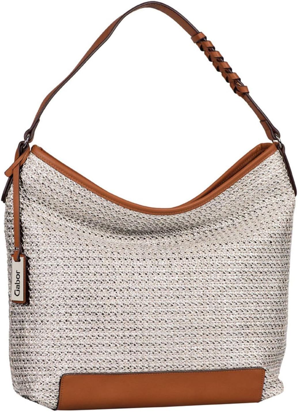 Gabor Damen Ana Schultertasche 33 x 13 x 34,5 Mixed Silver, 33 x 13 x 34,5 Mixed Silver