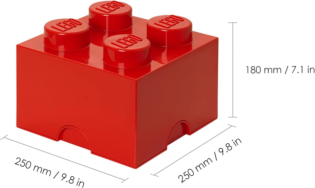 LEGO Storage Brick 4 Medium Red