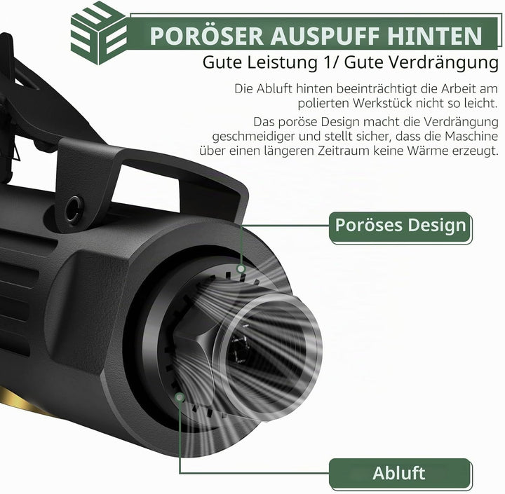 EYPINS Druckluftschleifer Set, Druckluft Winkelschleifer Schleifer 90°Stabschleifer Gesenkschleifer