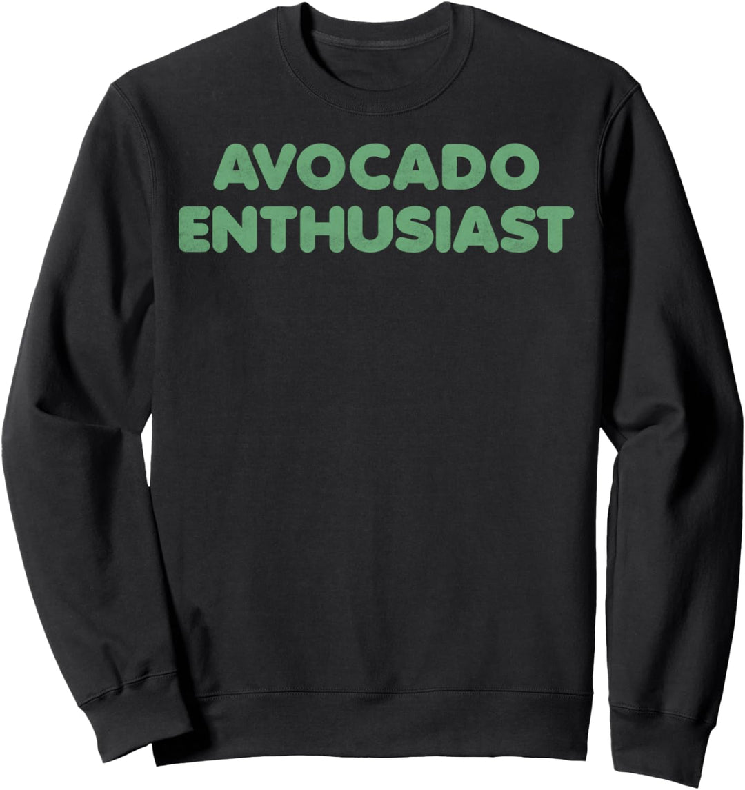 Trendy Green Avocado Enthusiast Sweatshirt