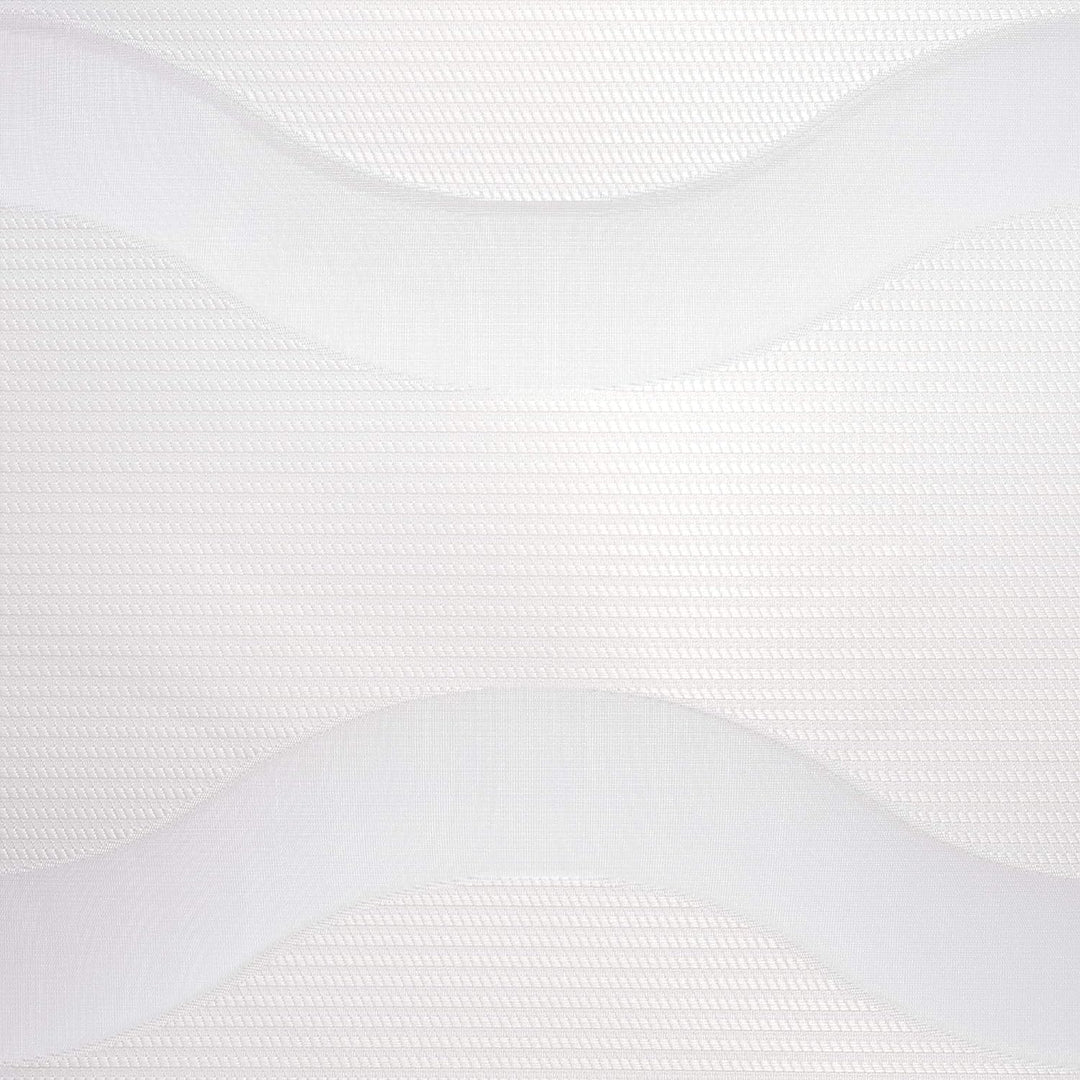 Klemmfix Doppelrollo Weiss Wave - Breite 40 bis 120 cm, Länge 150 cm BZW. 210 cm - Duo - Rollo ohne