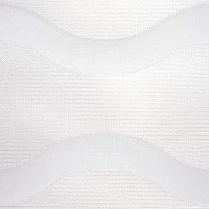 Klemmfix Doppelrollo Weiss Wave - Breite 40 bis 120 cm, Länge 150 cm BZW. 210 cm - Duo - Rollo ohne
