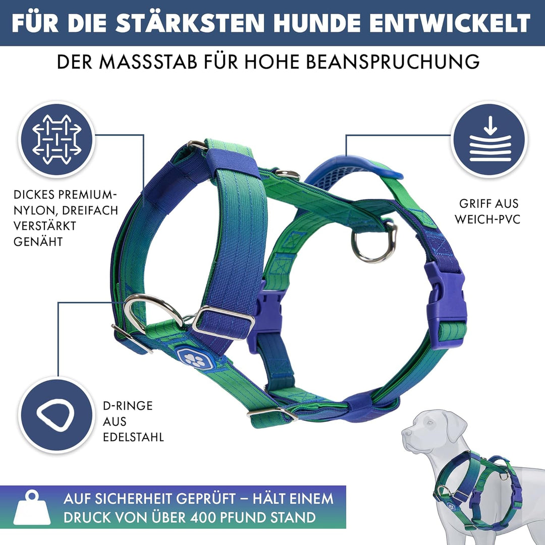 Spark Paws No Pull Hundegeschirr mit Griff für grosse Hunde, strapazierfähiges Hundegeschirr für gro