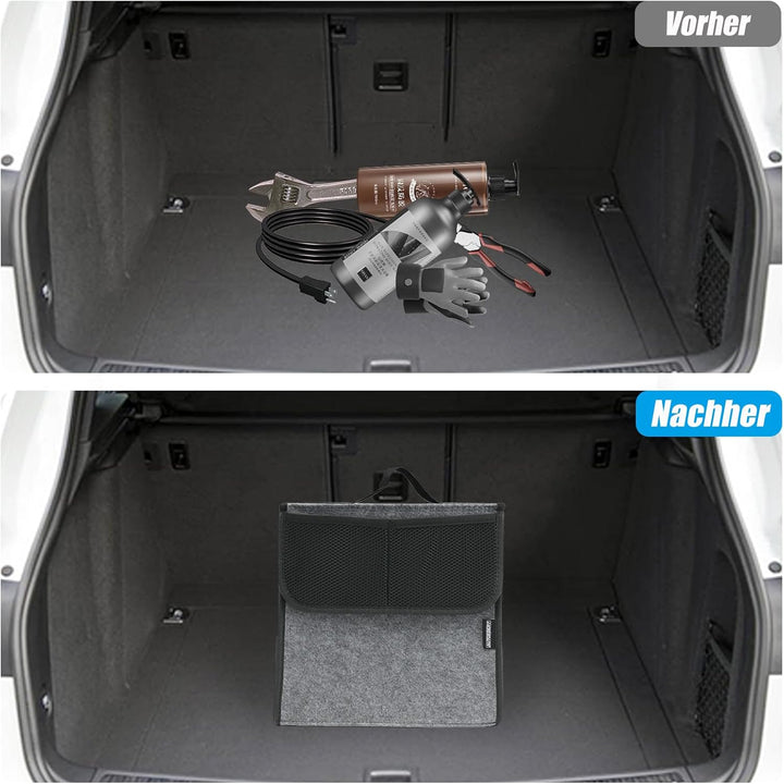 Car Design Kofferraumtasche Organizer Autotasche Auto Kofferraum KFZ Tasche Toolbag Aufbewahrungstas