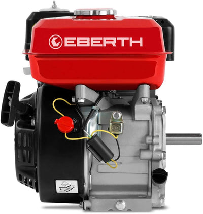 EBERTH 6,5 PS 4,8 kW Benzinmotor Standmotor Kartmotor Antriebsmotor mit 19,05 mm Ø Welle, Ölmangelsi