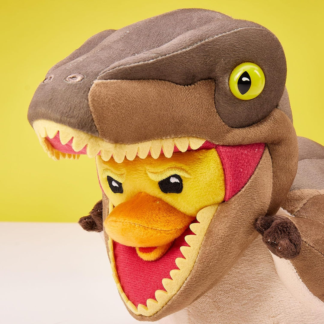 TUBBZ Velociraptor Sammler-Gummiente Plüsch - Offizielles Jurassic Park-Merchandise - Retro Filme We