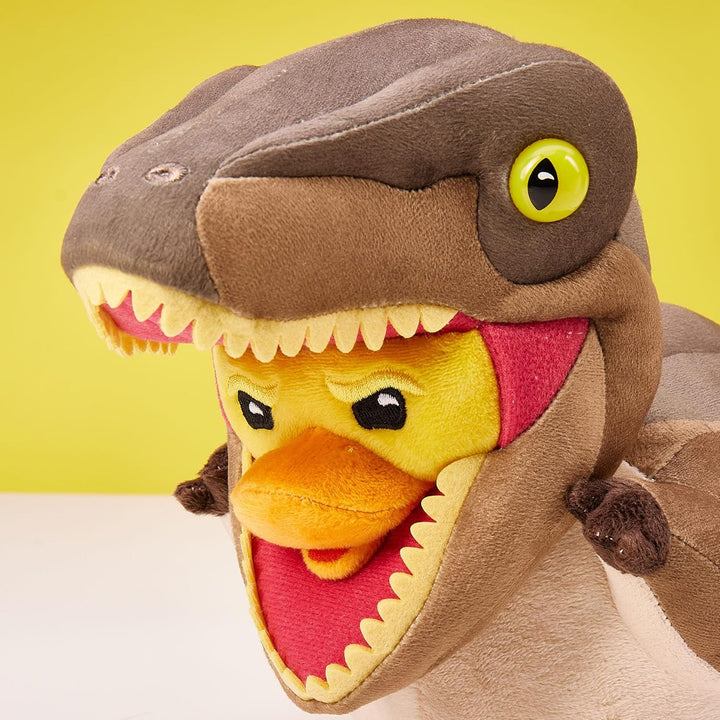 TUBBZ Velociraptor Sammler-Gummiente Plüsch - Offizielles Jurassic Park-Merchandise - Retro Filme We