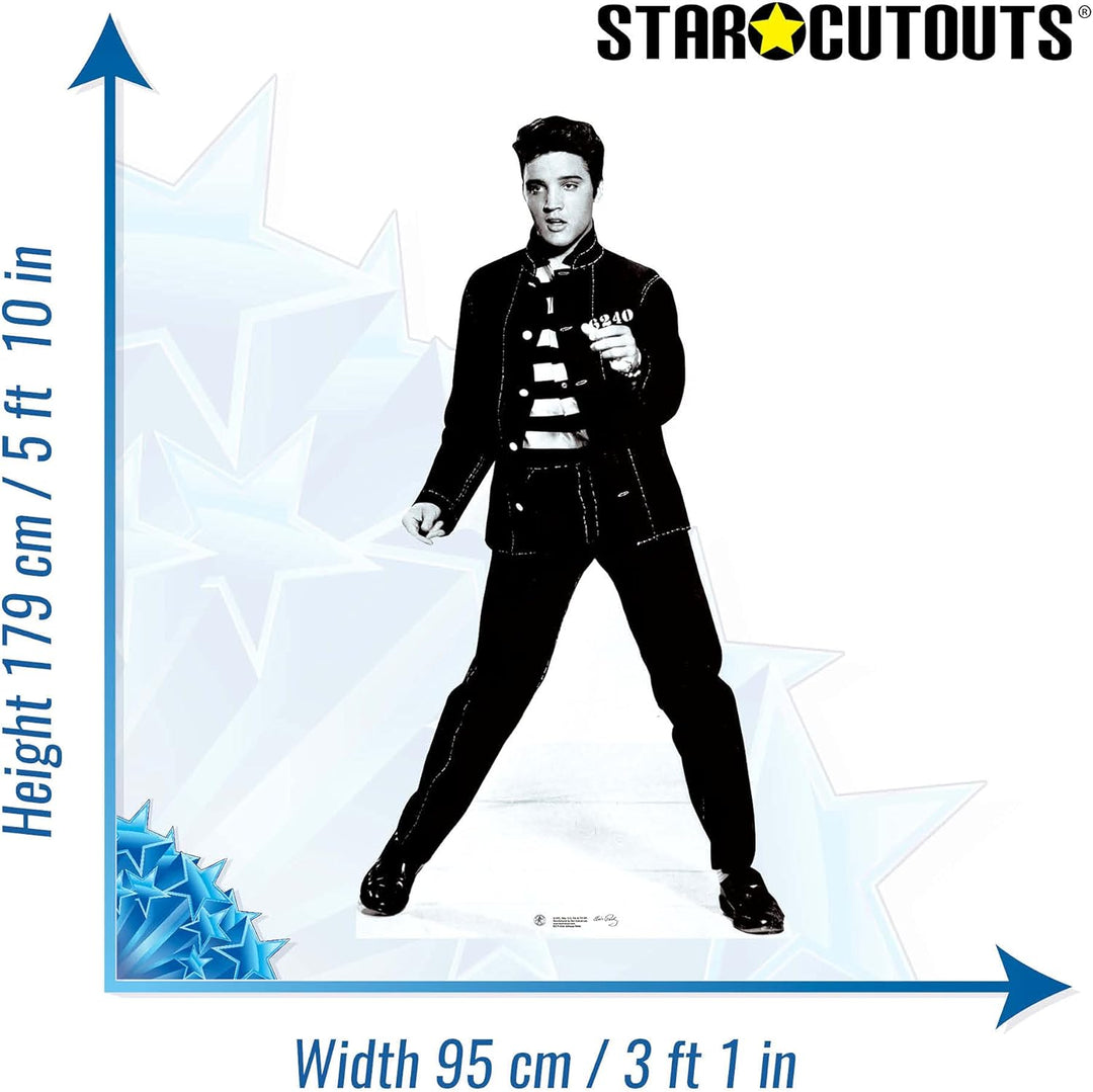 Star Cutouts Pappaufsteller von Elvis Jailhouse Rocks, Jailhouse Rocks