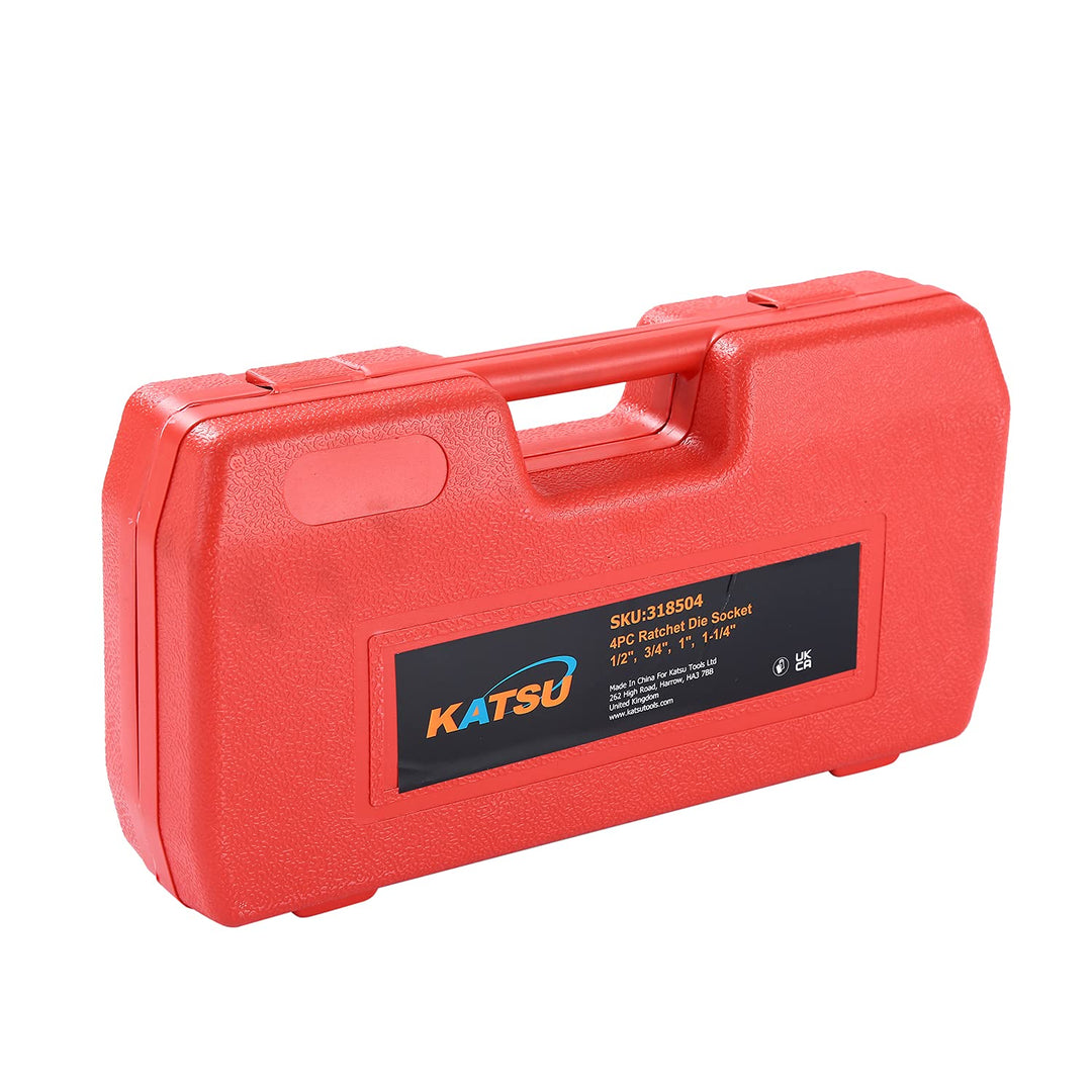 Klempner-Rohrgewinde-Kit Manuelles Einfädler-Set aus Stahl für Sanitärinstallationen mit 4 Matrizen