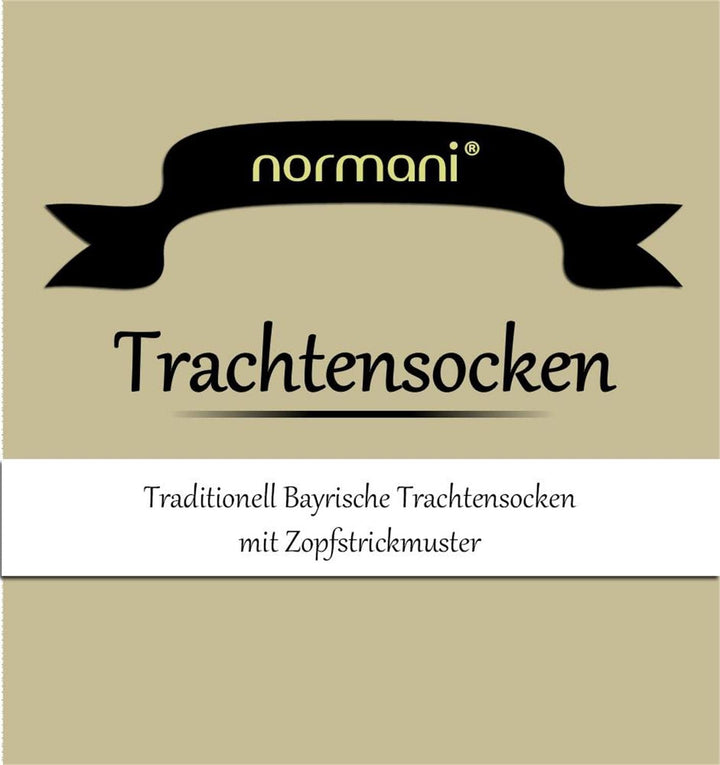 normani Herren Trachten Kniebundhosen Strümpfe Baumwolle 3 Paar Jagdgrün 47-50, 3 Paar Jagdgrün 47-5